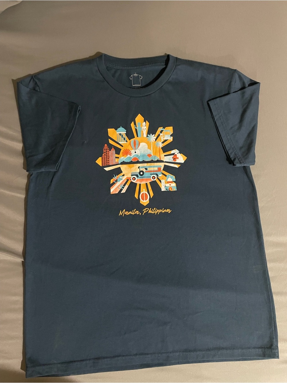 Manila Philippines Graphic Tee - Navy XL